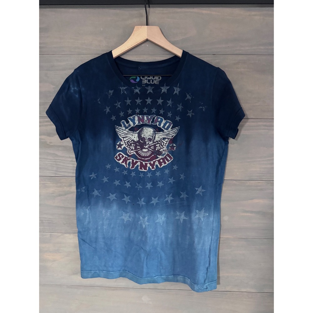 Liquid Blue Lynyrd Skynyrd T Shirt Blue tee Size XL